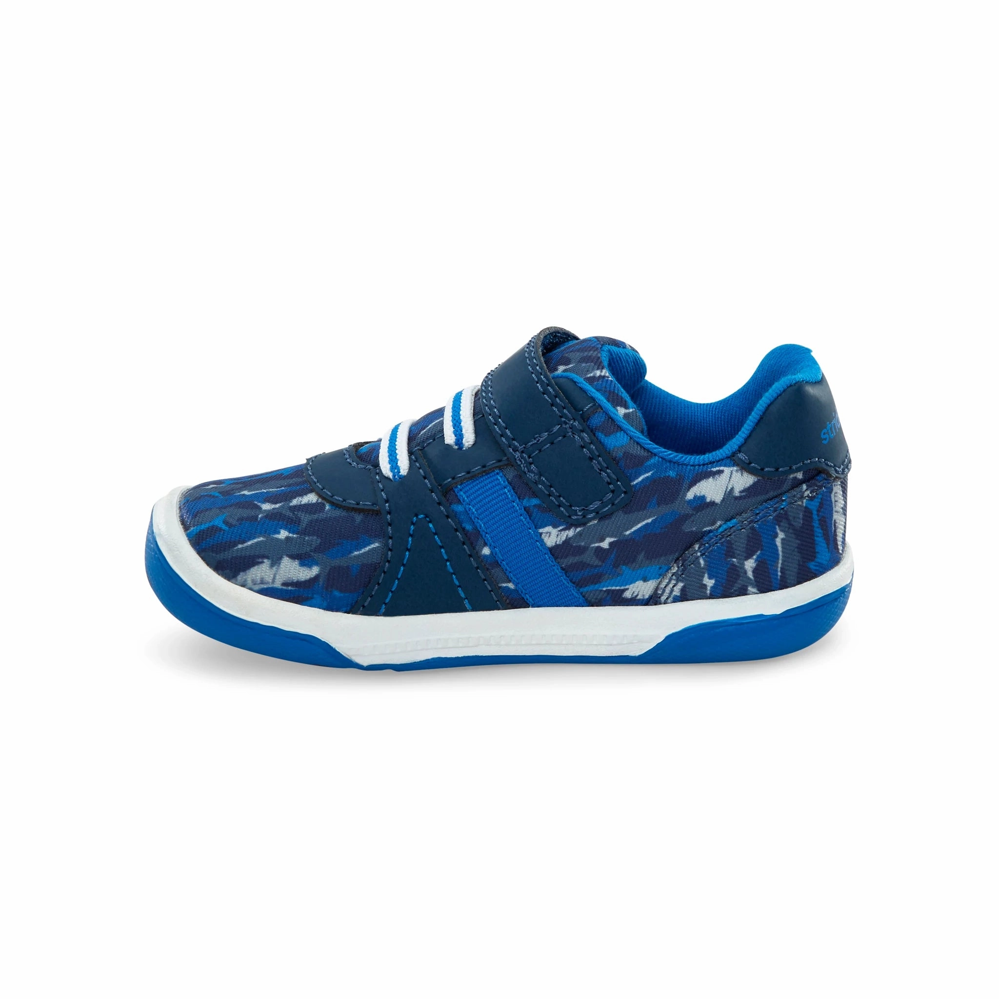 Stride Rite Navy Shark Thompson Baby Sneaker
