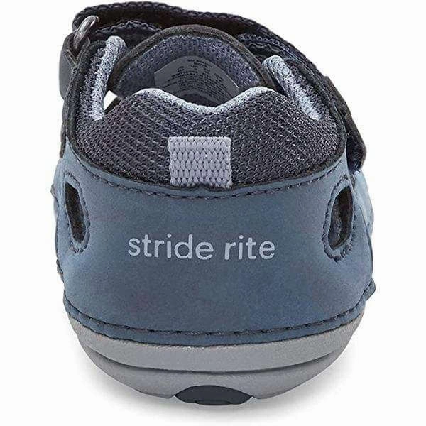 Stride Rite Sonny Boys Soft Motion Baby Toddler Blue Leather Sandals