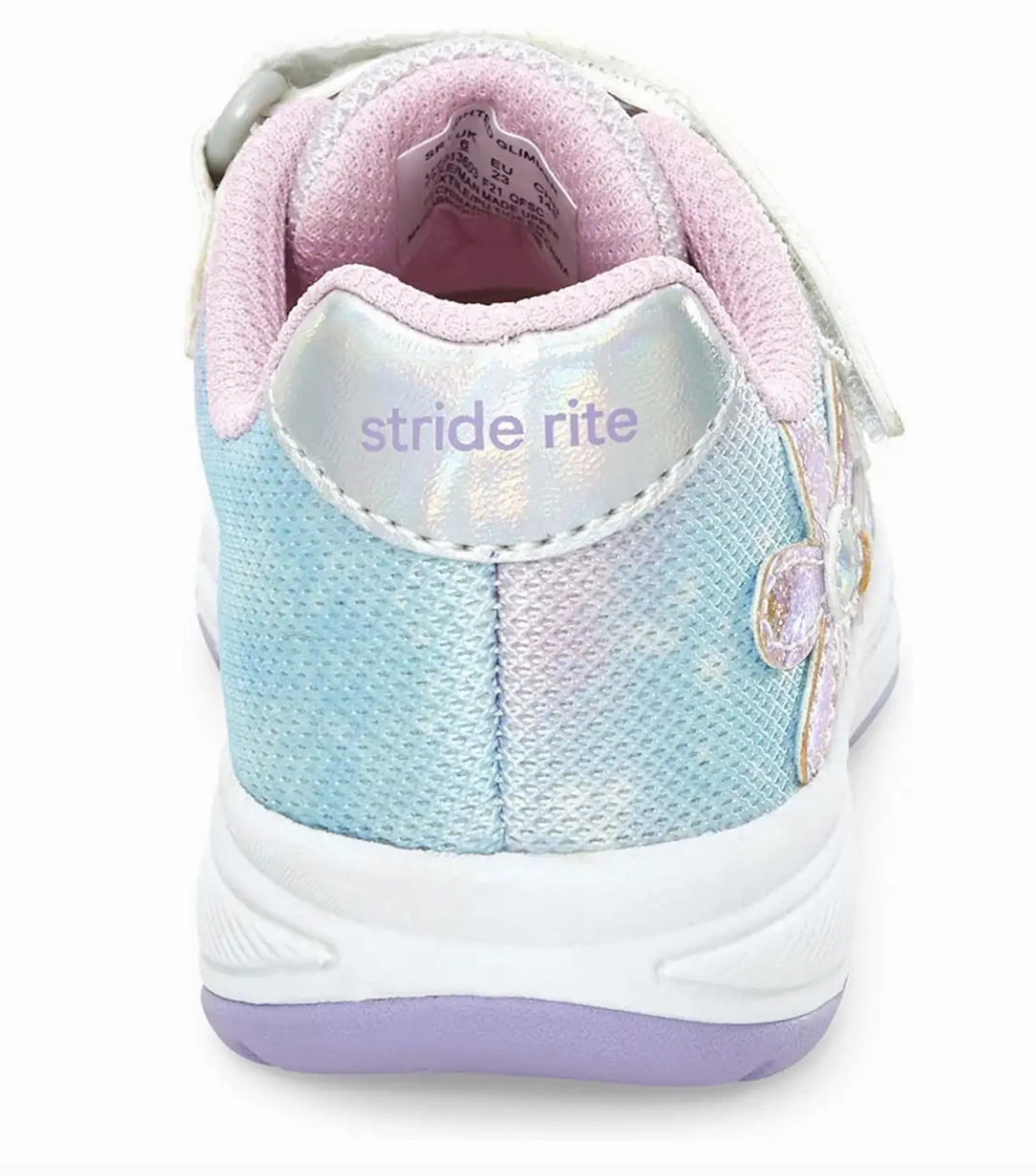 Stride Rite Sr Lighted Glimmer Iridescent