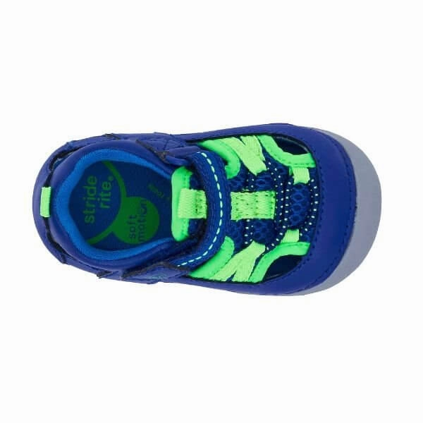 Stride Rite Tobias Blue Infant/Toddler Sneaker Sandals