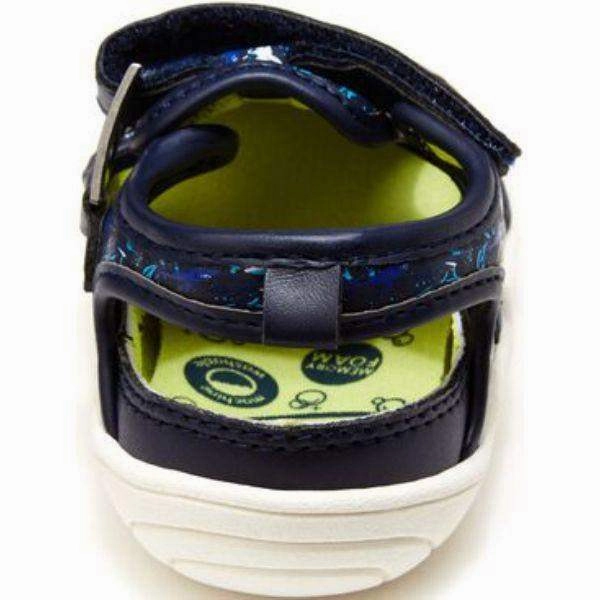 Stride Rite Wave Blue Infant/Toddler Sandals (Water Friendly/Machine Washable)