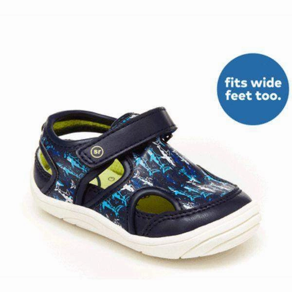 Stride Rite Wave Blue Infant/Toddler Sandals (Water Friendly/Machine Washable)