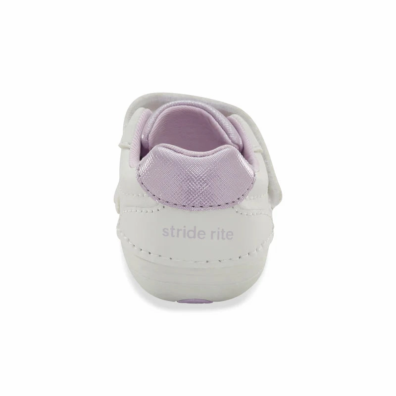 Stride Rite White Multi Waverly Soft Motion Baby Sneaker