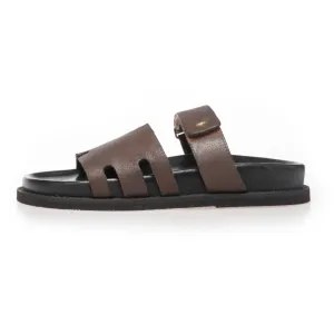 SUMMER PASSION PLAIN - DARK BROWN (NUBUCK)