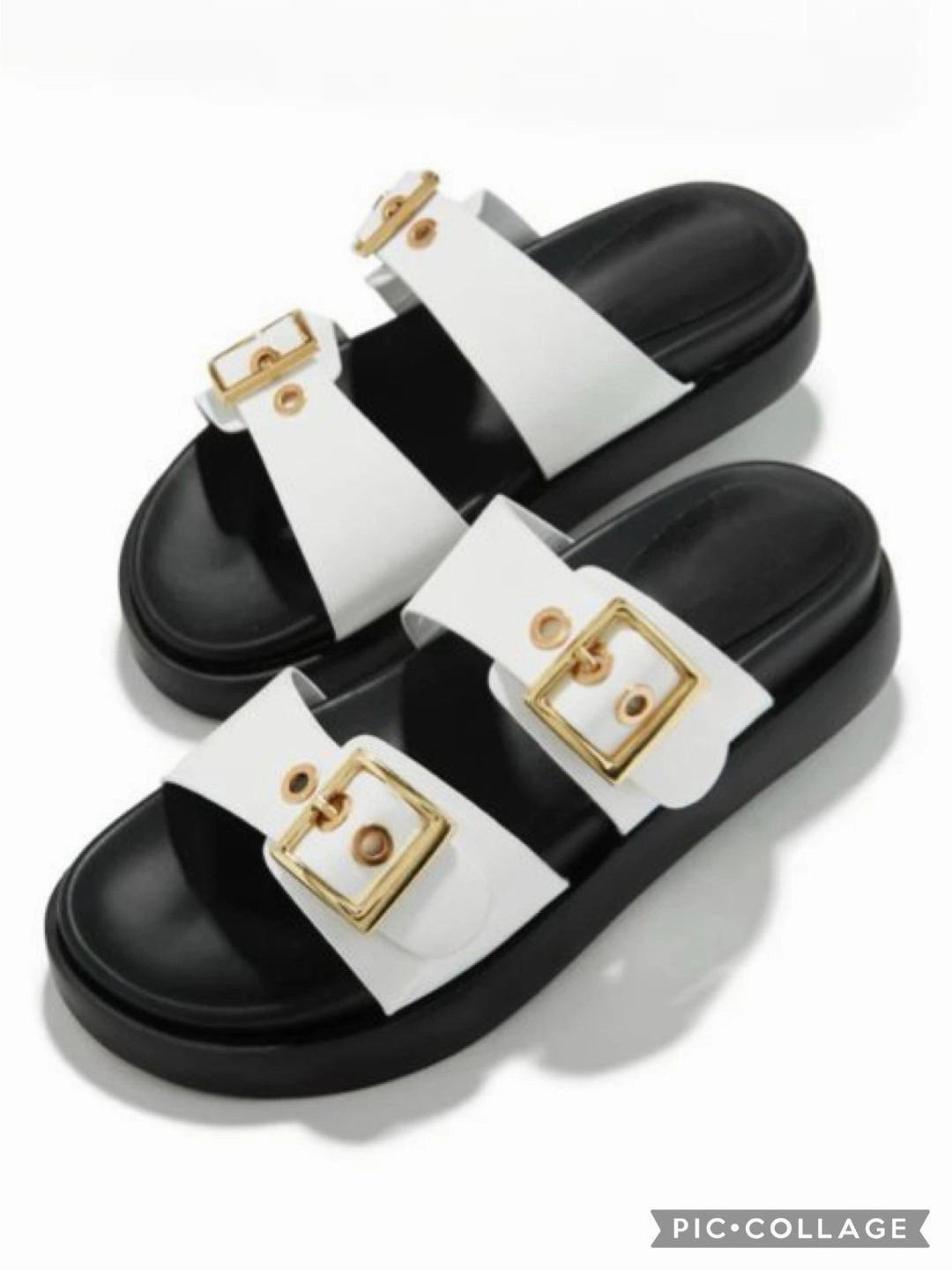 Sunset in Cabo Chunky Slip On Sandals