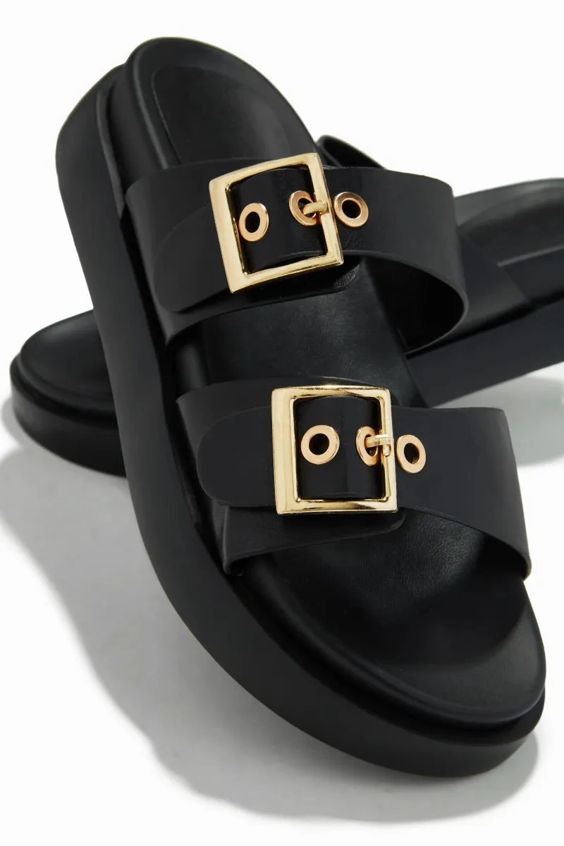 Sunset in Cabo Chunky Slip On Sandals