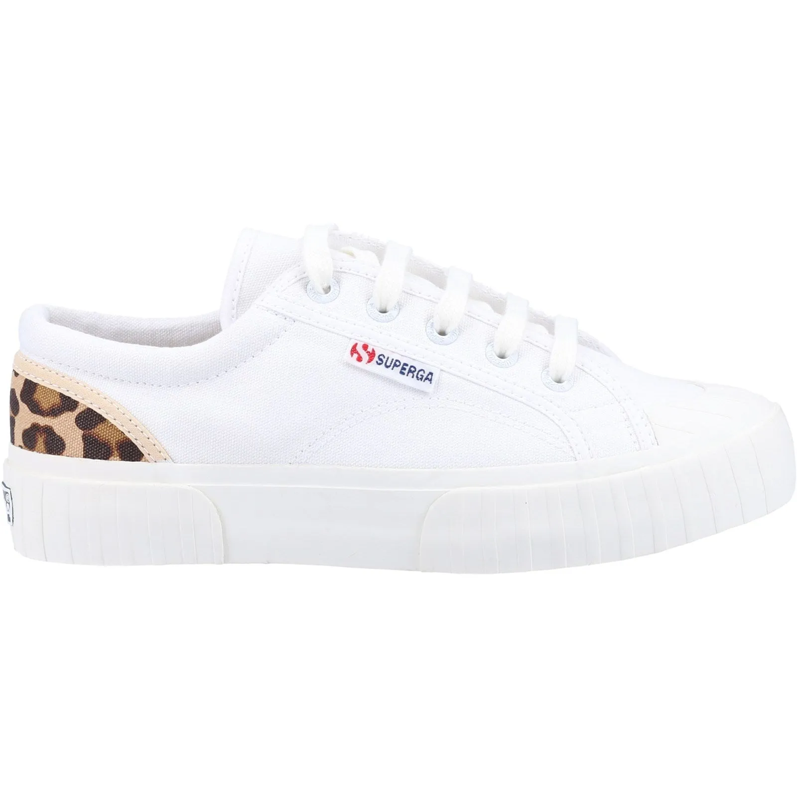 Superga 2630 Stripe Pad Leopard Shoes
