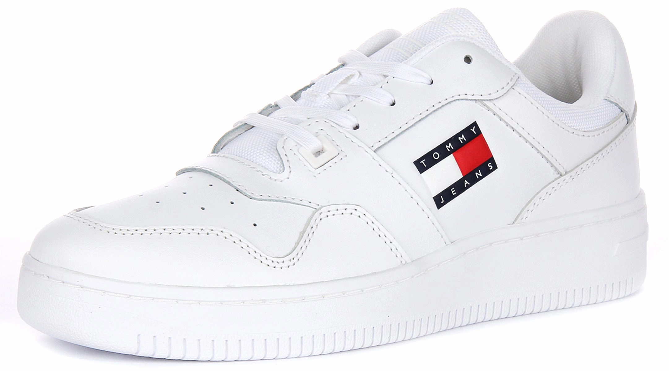 Tommy Jeans New Retro Sneaker In White For Men