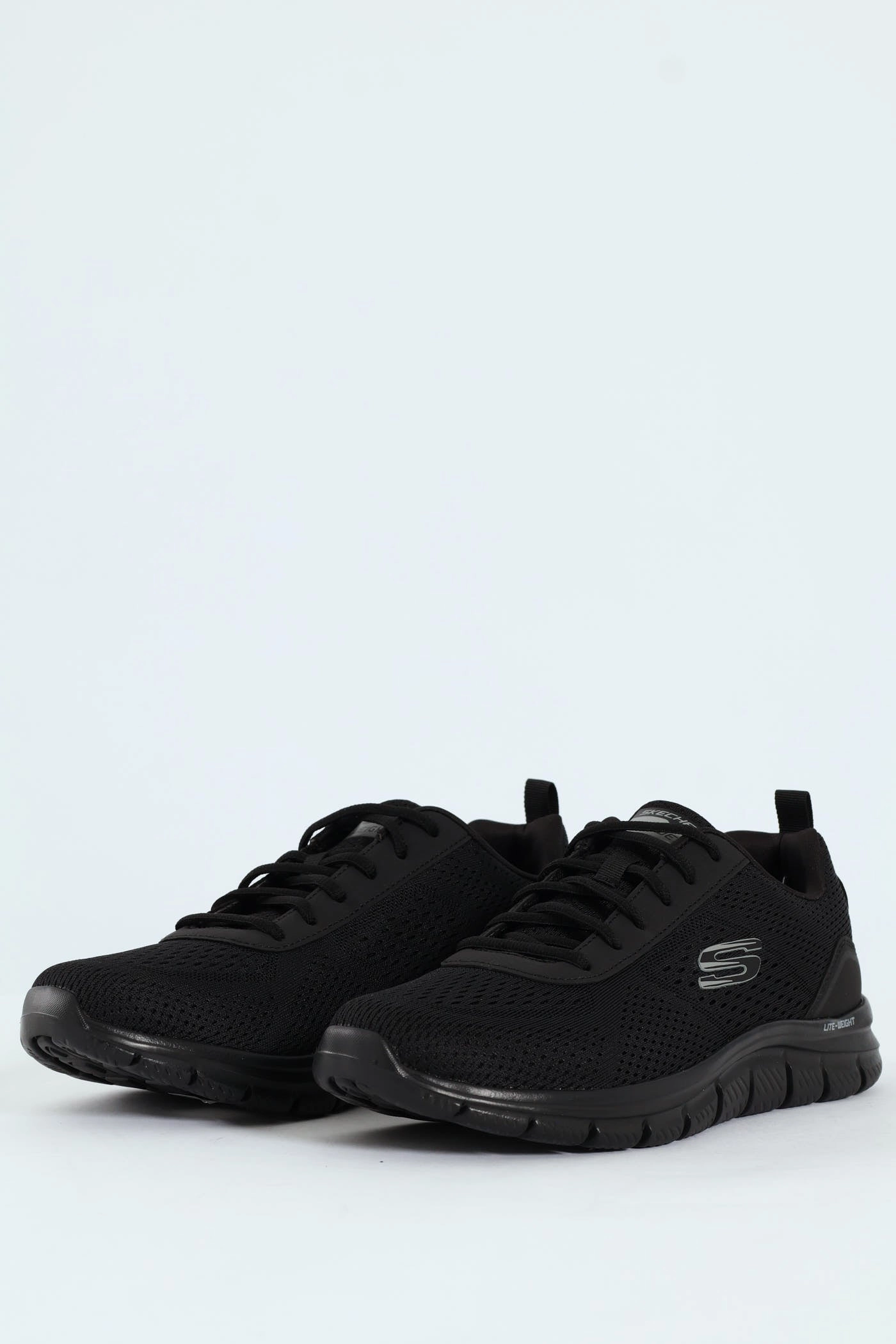 Track Lace Up Trainer - Black