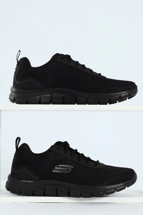 Track Lace Up Trainer - Black