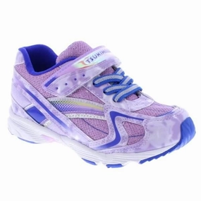 Tsukihoshi Glitz Purple/Blue Girls' Running Shoes Machine Washable