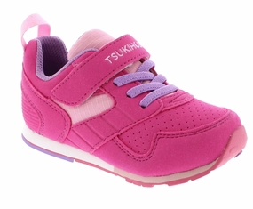 Tsukihoshi Racer Fuchsia/Pink Child Shoes
