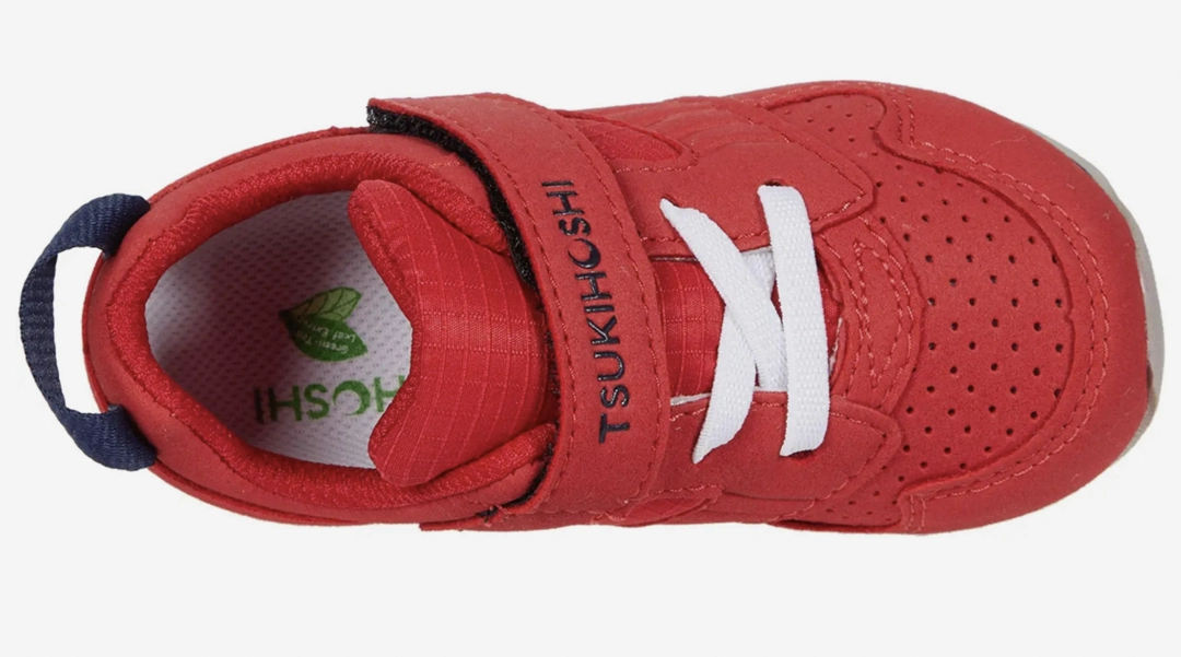 Tsukihoshi Racer Red/Navy Child Shoes
