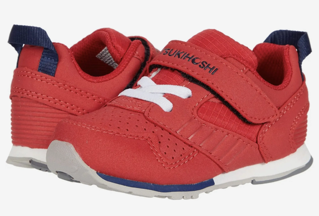 Tsukihoshi Racer Red/Navy Child Shoes