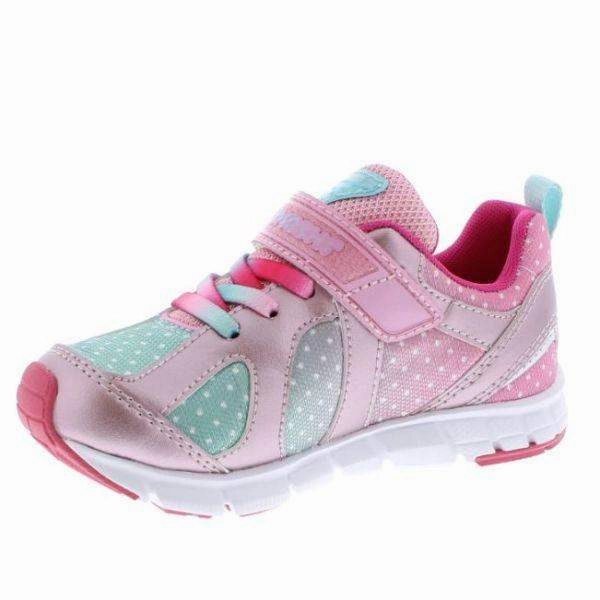 Tsukihoshi Rainbow Rose Mint Girls' Running Shoes Machine Washable