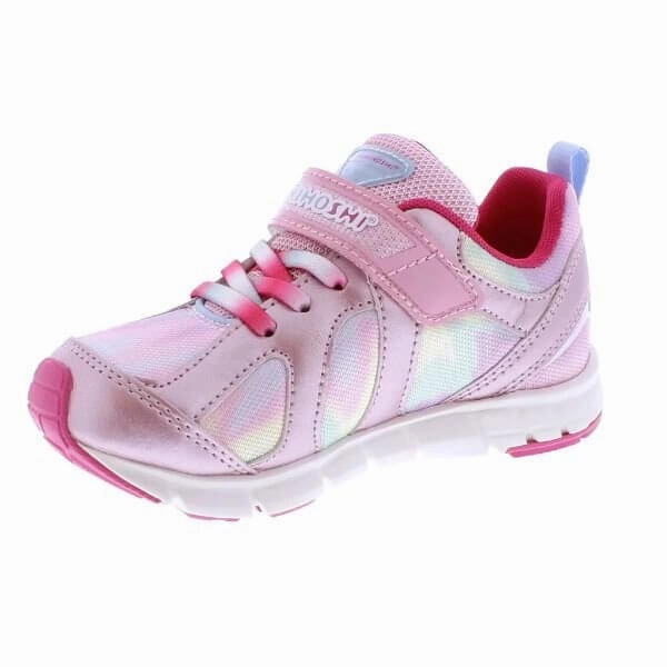 Tsukihoshi Rainbow Rose Pink Girls Running Shoes Machine Washable