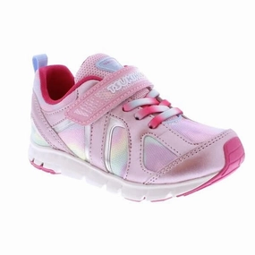 Tsukihoshi Rainbow Rose Pink Girls Running Shoes Machine Washable