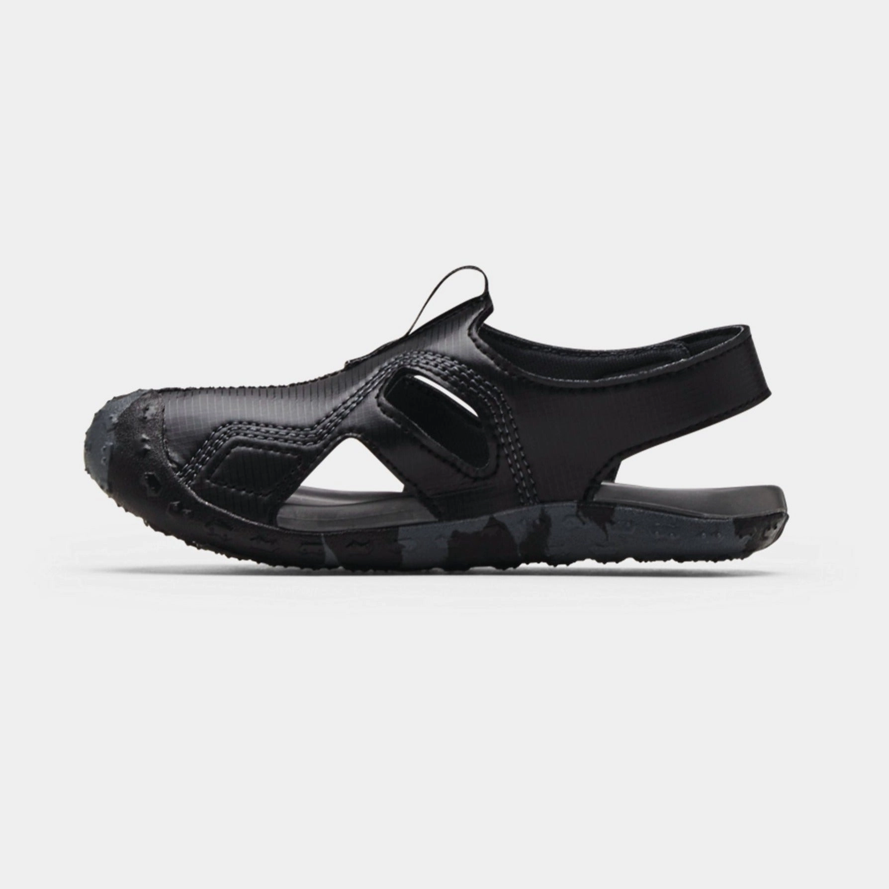 Under Armour Black/Pitch Grey Fat Tire Defender Childrens Sandal