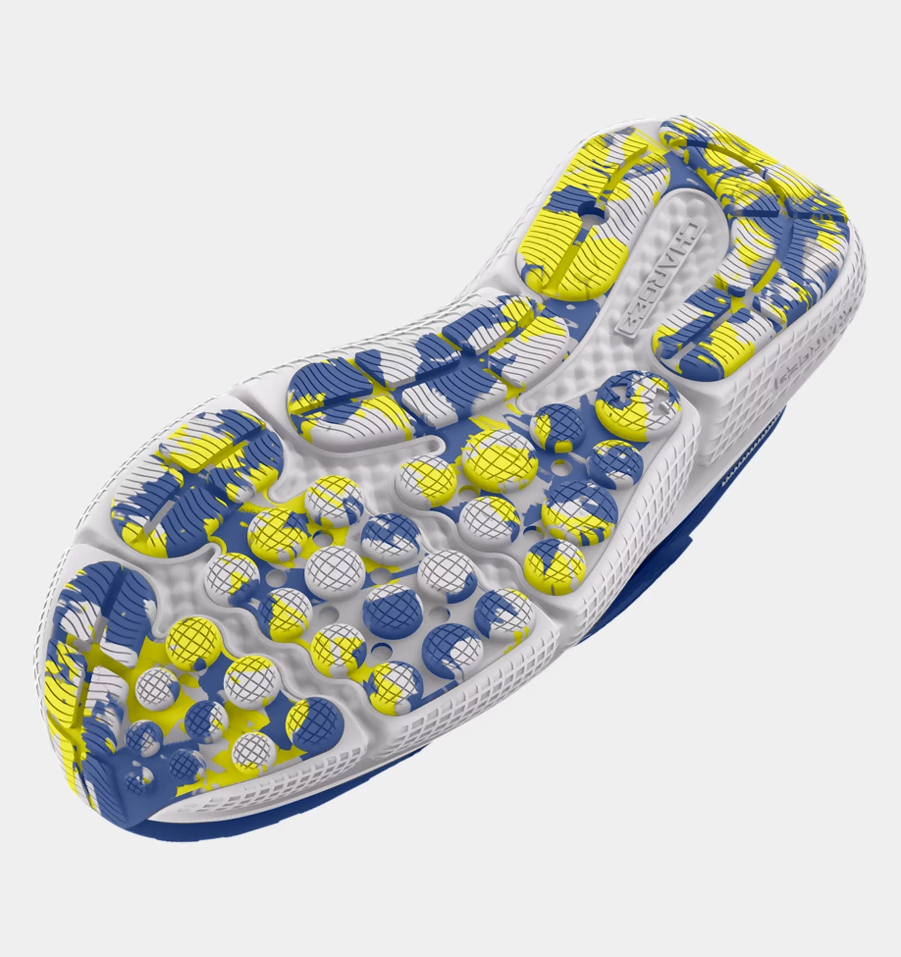 Under Armour Blue Mirage/Starfruit/Halo Grey Assert 10 A/C Childrens Sneaker