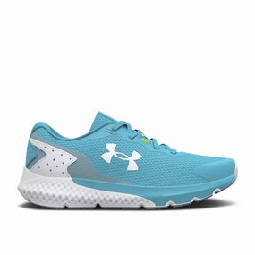 Under Armour Fresco Blue/White Rogue 3 Childrens Sneaker