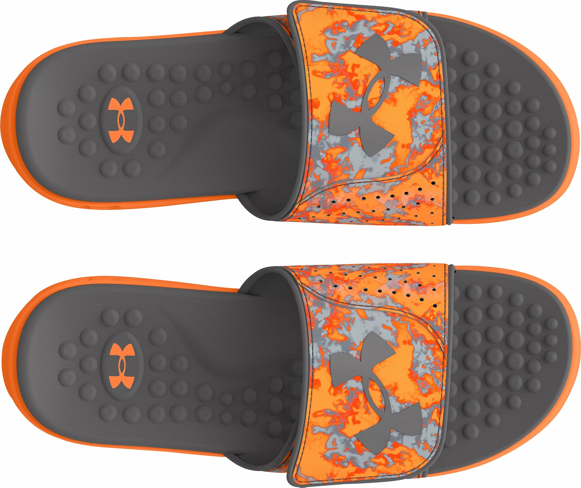 Under Armour Ignite Pro Graphic Strap Sliders - Orange