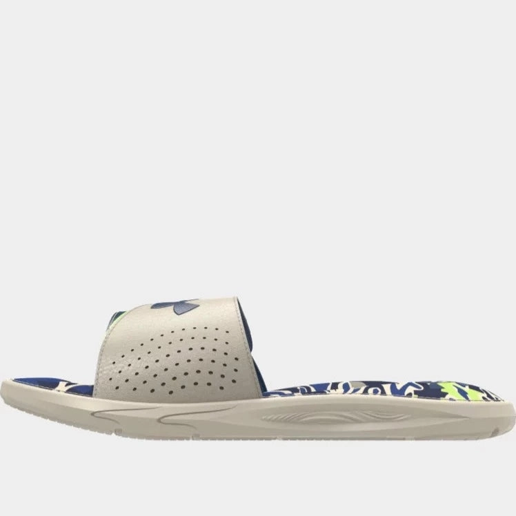 Under Armour Khaki Base Graphic Ignite VI Slide