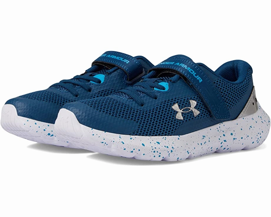 Under Armour Petrol Blue/Capri/Grey Surge 3 A/C Childrens Sneaker
