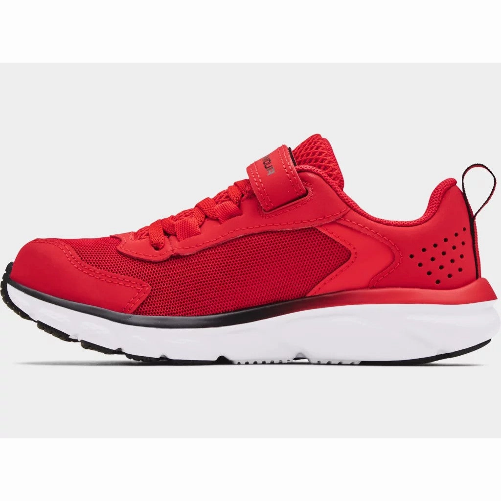 Under Armour Red/White/Black Assert 9 A/C Childrens Sneaker