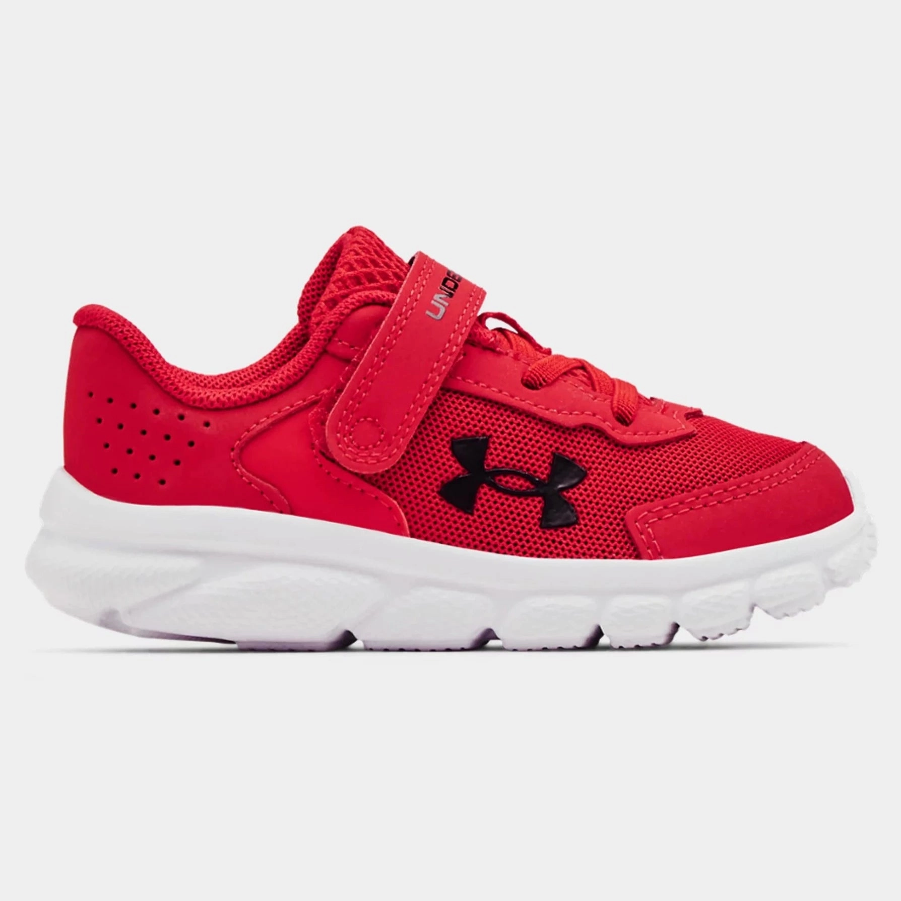 Under Armour Red/White/Black Assert 9 A/C Toddler Sneaker