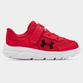 Under Armour Red/White/Black Assert 9 A/C Toddler Sneaker