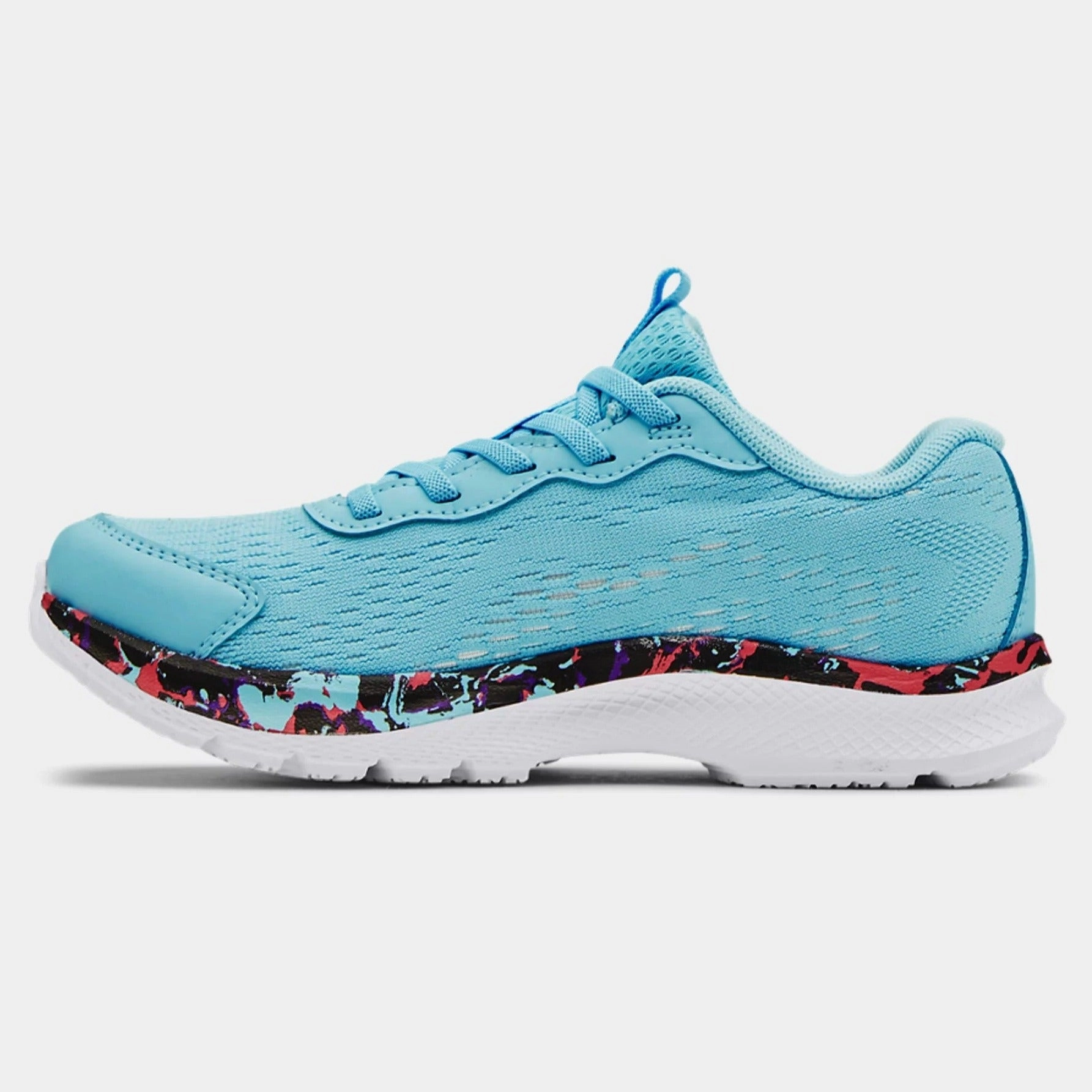 Under Armour Sky Blue/White/Black Bandit 7 Childrens Sneaker