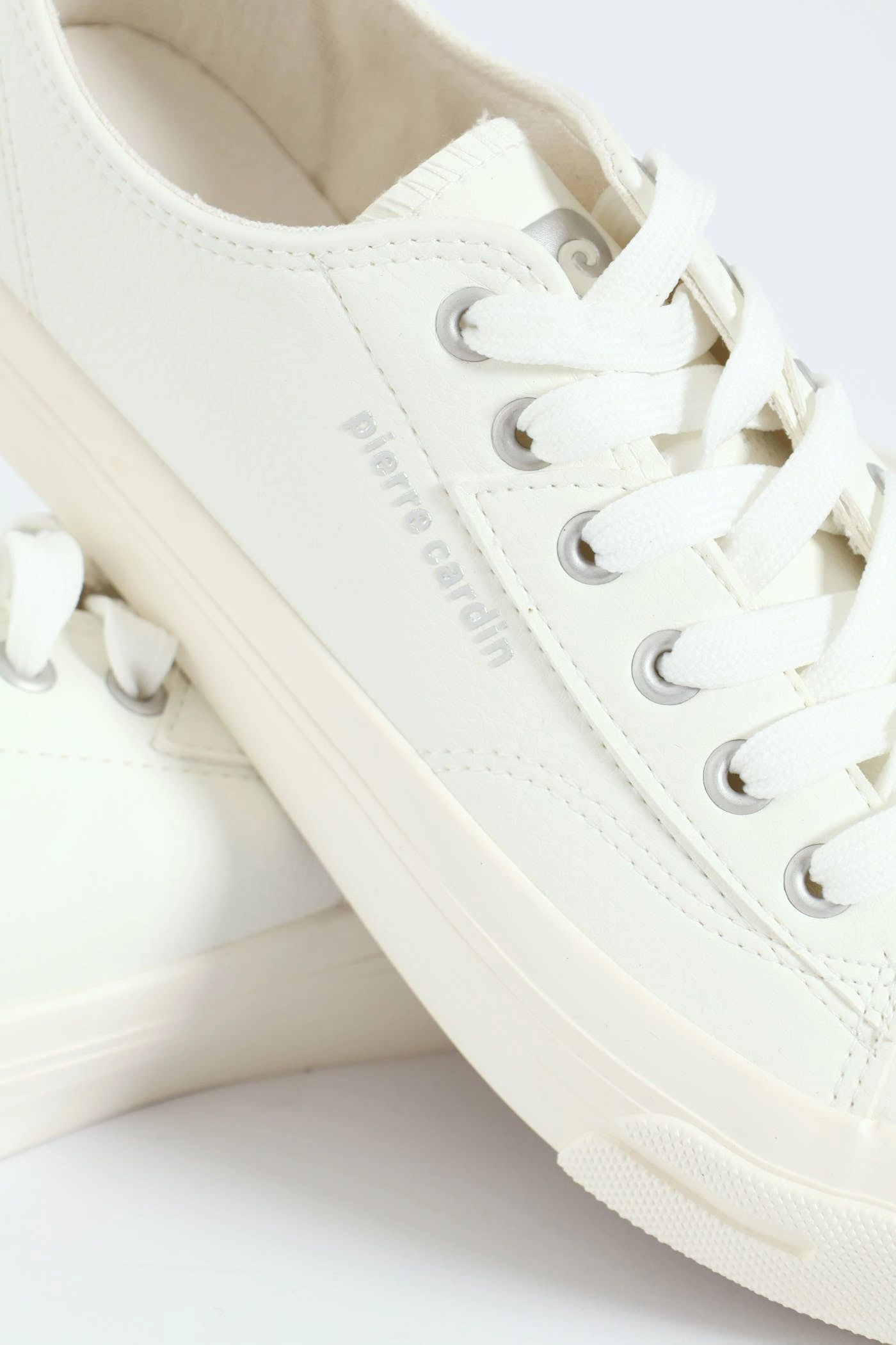 Urban Basic Vulcanised Lace Up Sneaker - White/White