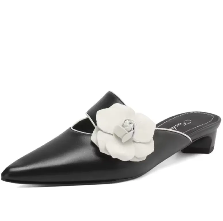 USS Shoes Angeles Women's Pointed Toe Leather Mules