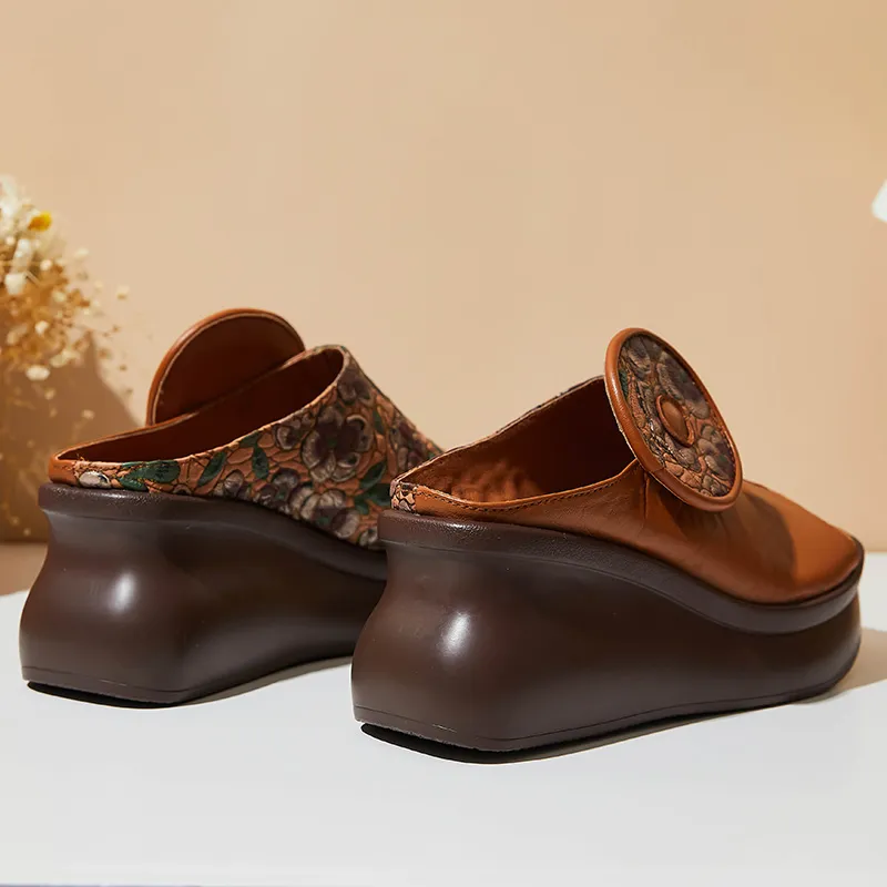 USS Shoes Michelle Women's Platform Wedges Clogs
