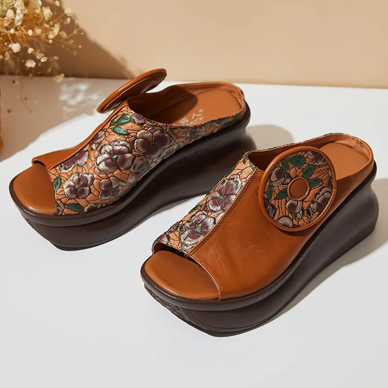 USS Shoes Michelle Women's Platform Wedges Clogs