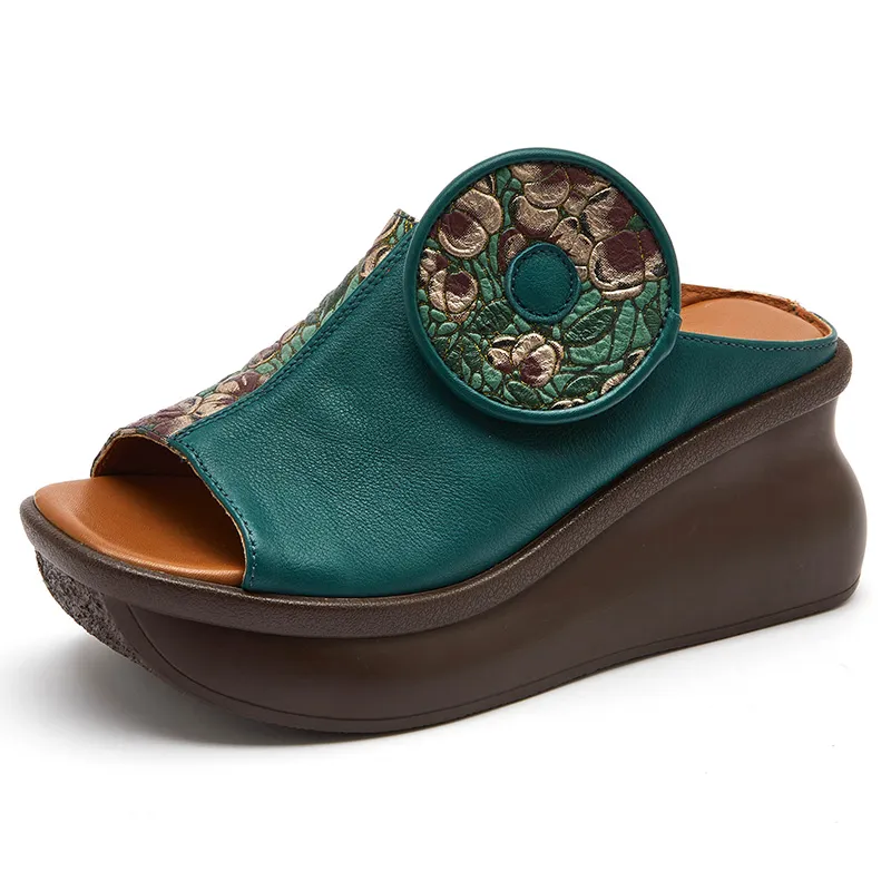 USS Shoes Michelle Women's Platform Wedges Clogs