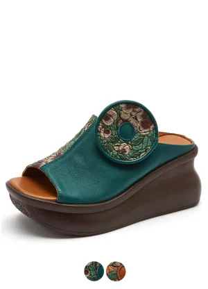 USS Shoes Michelle Women's Platform Wedges Clogs