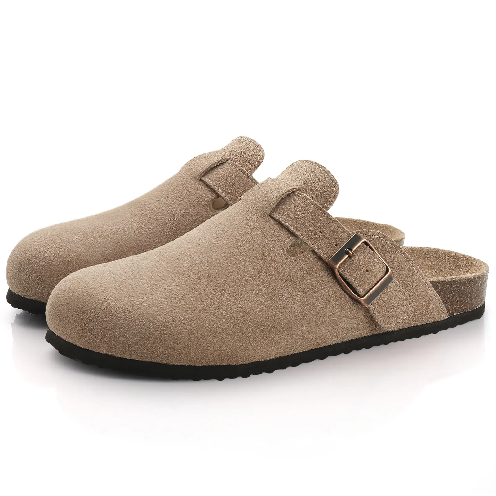 USS Shoes Oriana Women's Classic Suede Cork Clogs