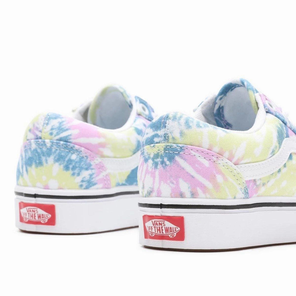 Vans Unisex Comfy Cush Old Skool Tie Dye Orchid/True White
