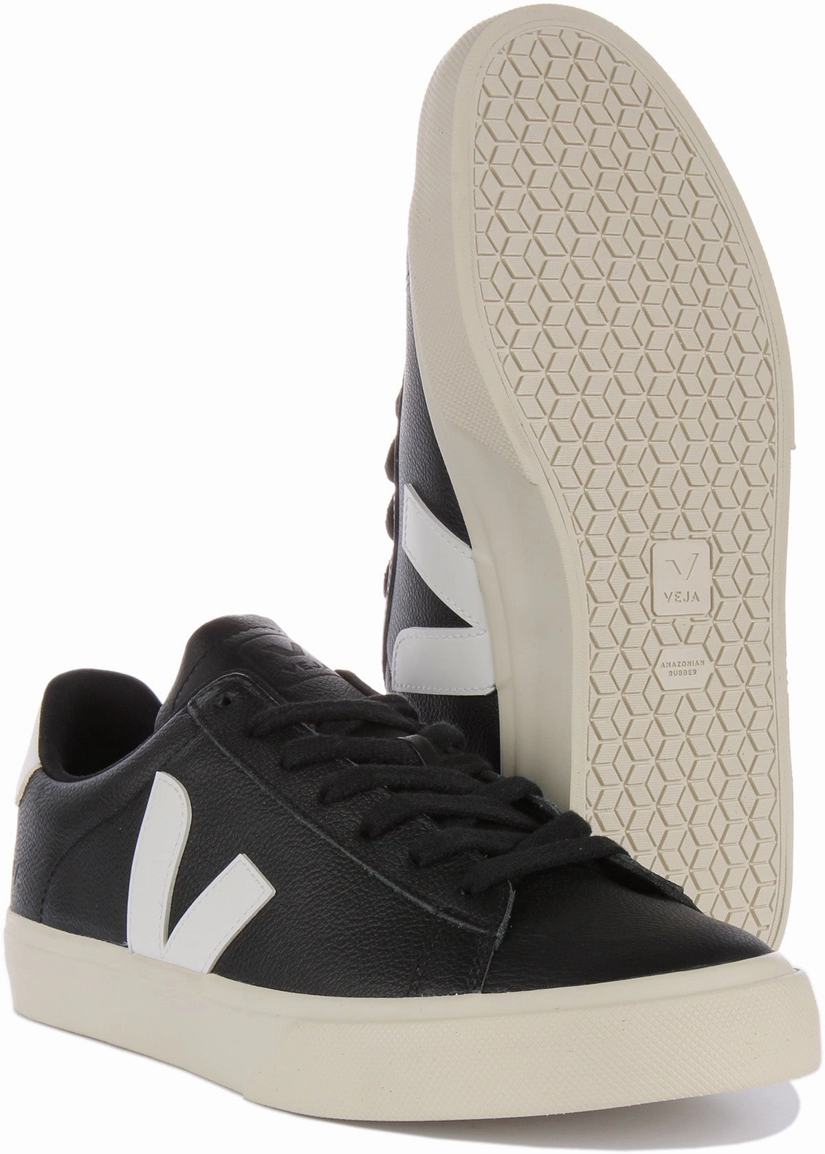 Veja Campo Chromefree In Black White For Men