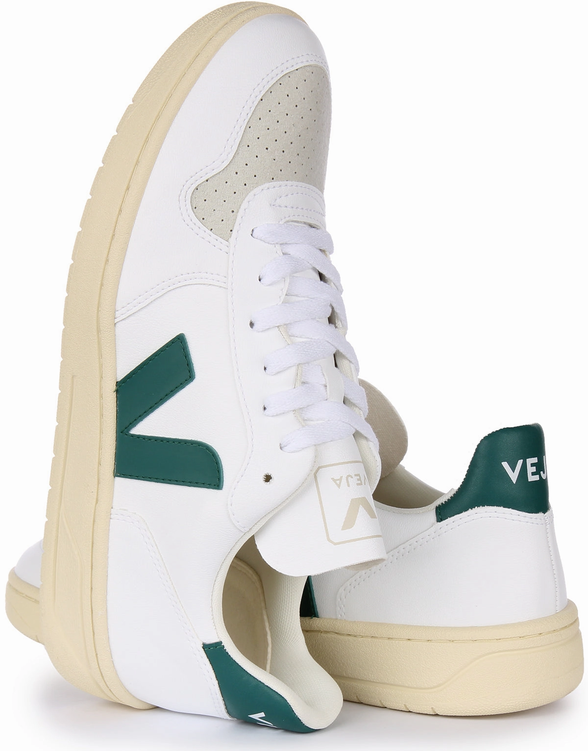 Veja V 10 CWL In White Green For Men