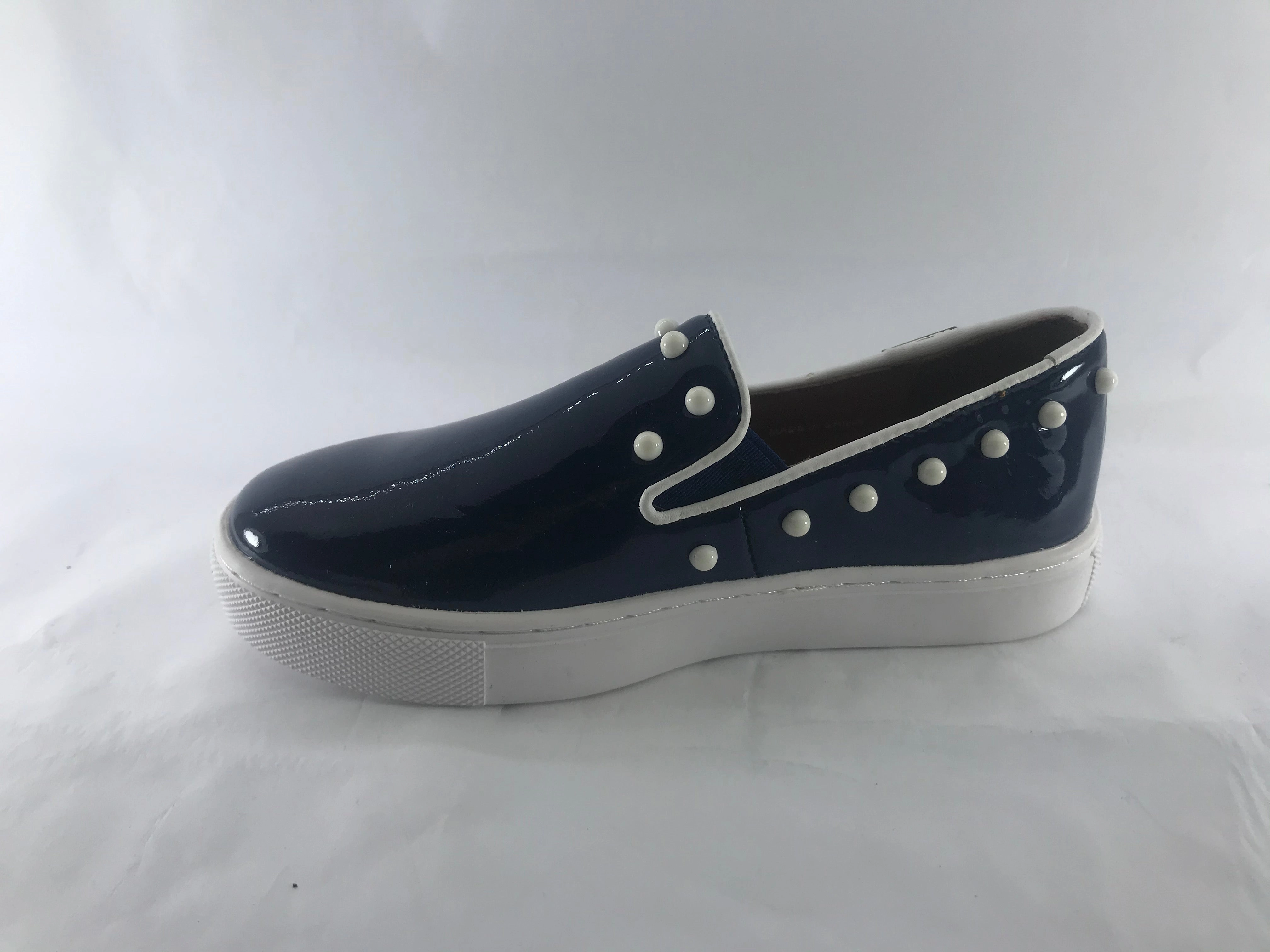Venettini Blue Patent Erine Sneaker Shoe