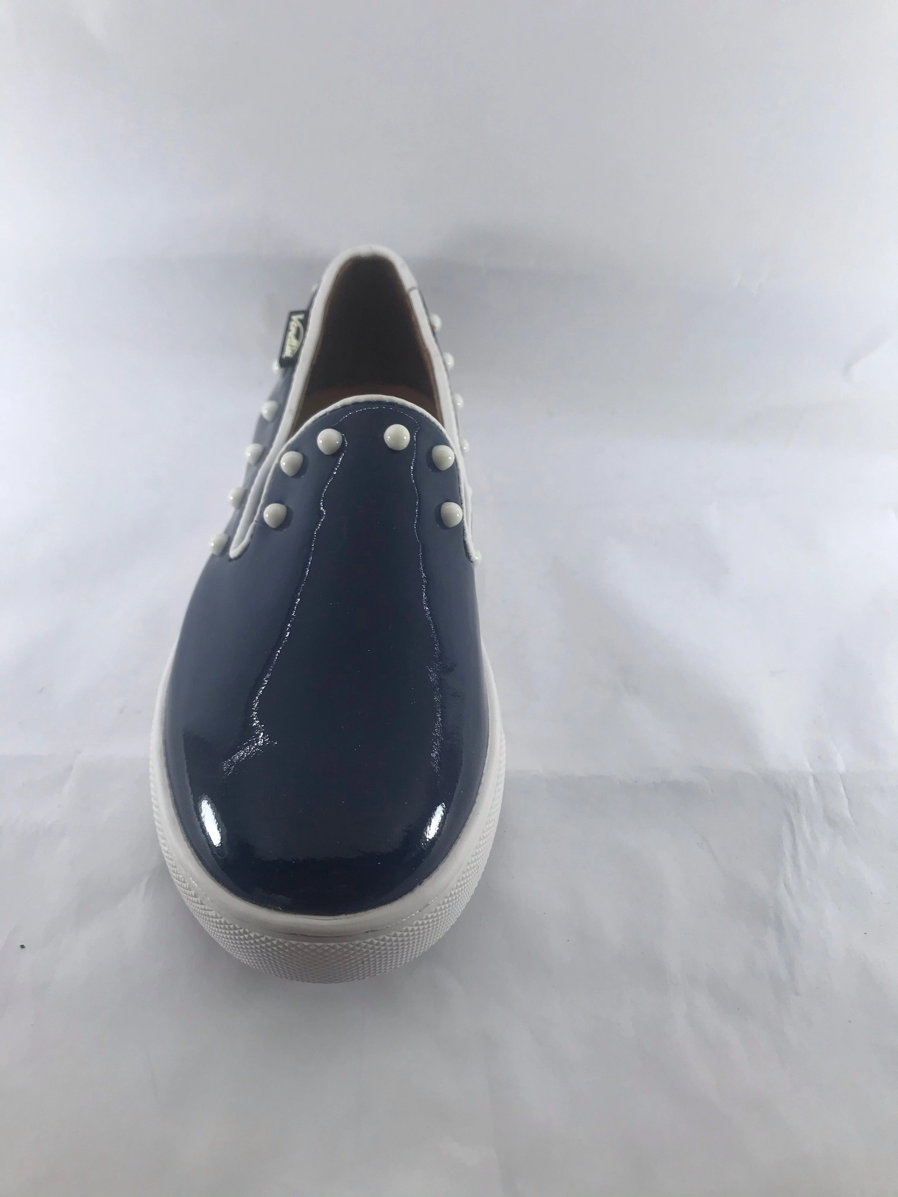 Venettini Blue Patent Erine Sneaker Shoe