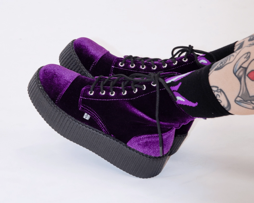 Violet Velvet Viva Mondo Boot