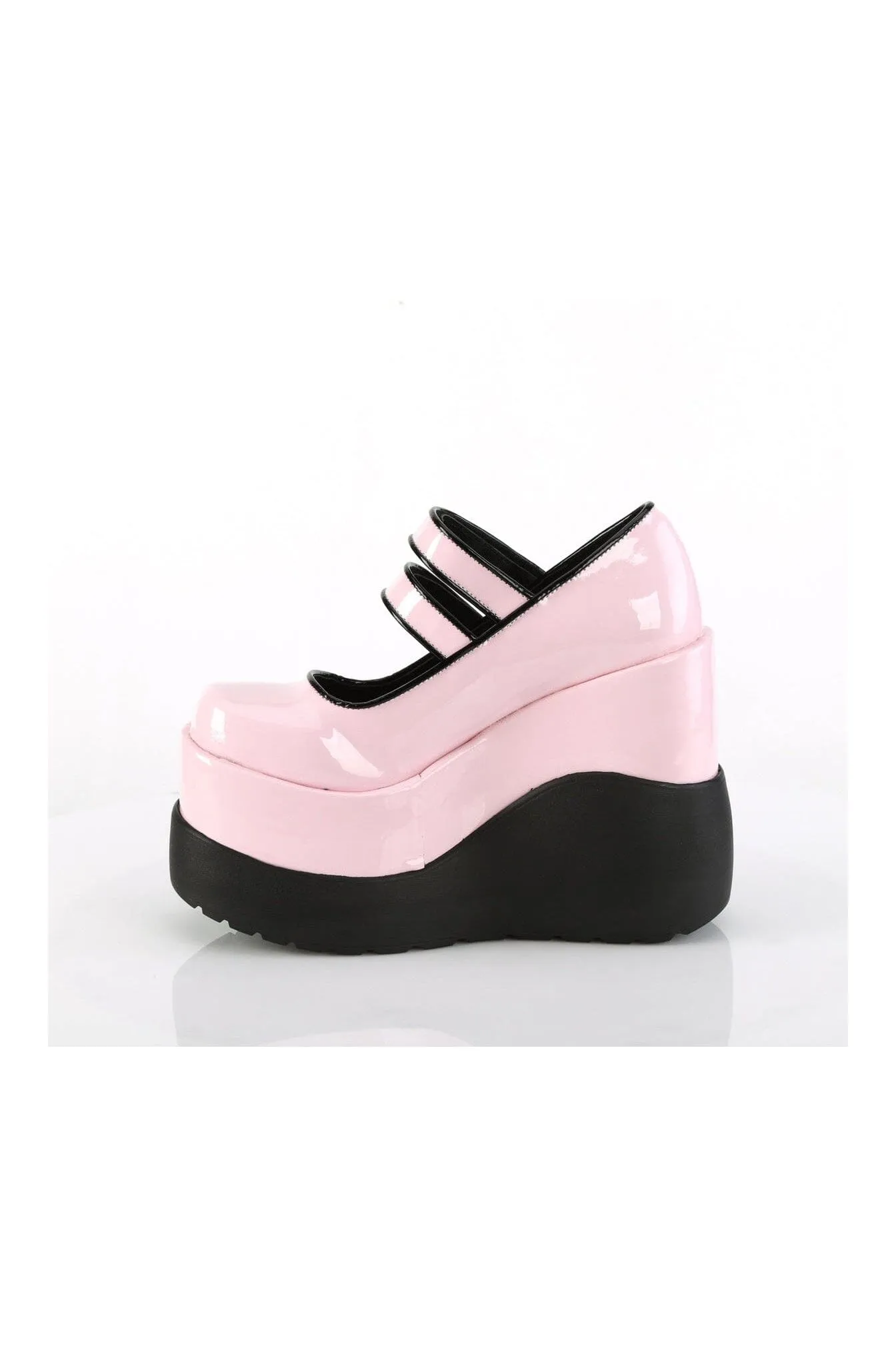 VOID-37 Pink Hologram Patent Mary Janes