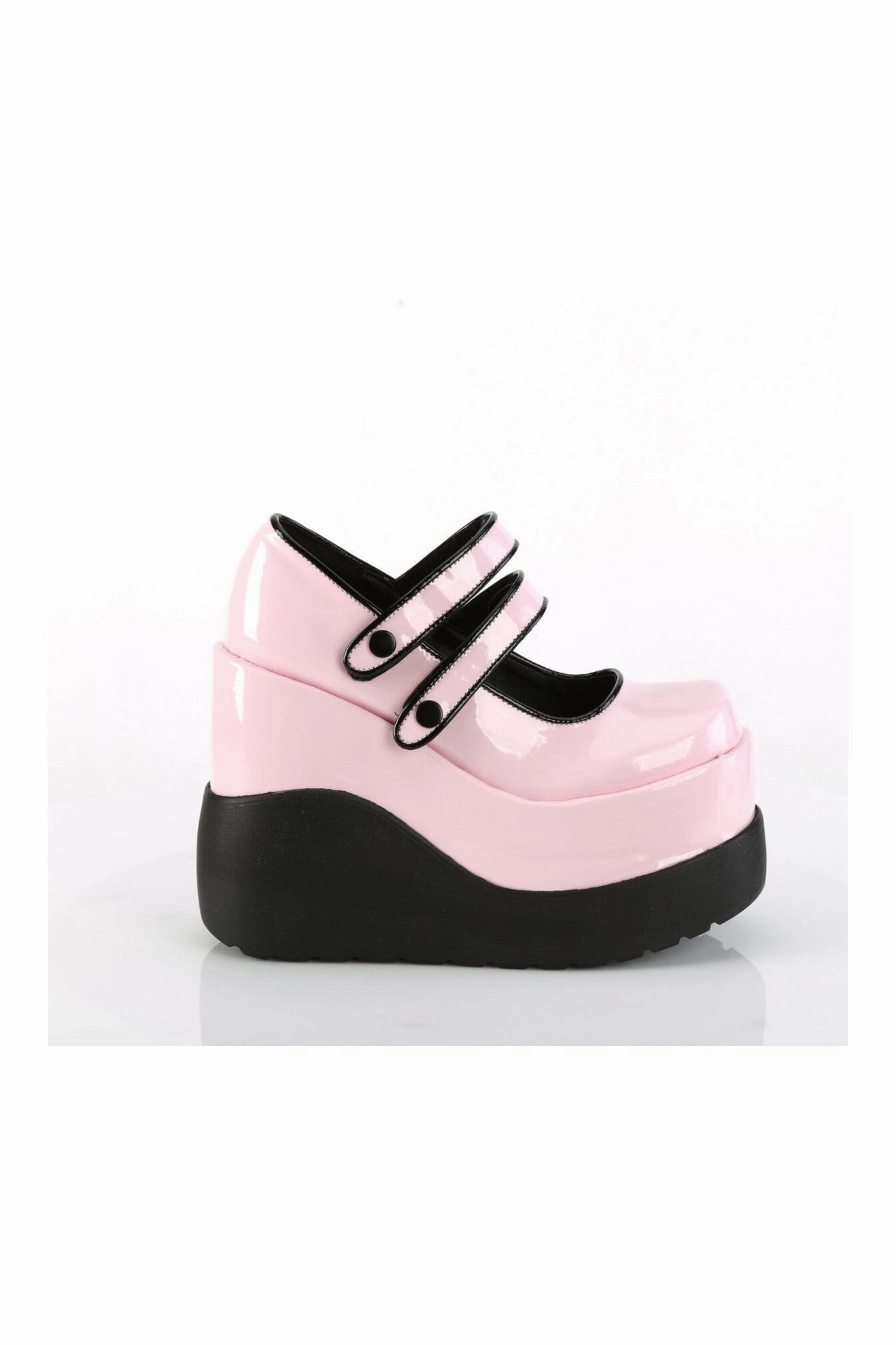 VOID-37 Pink Hologram Patent Mary Janes