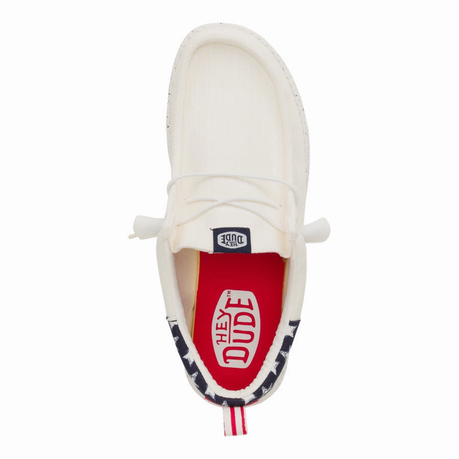 Wally Funk Americana Stars - White/Navy Blazer