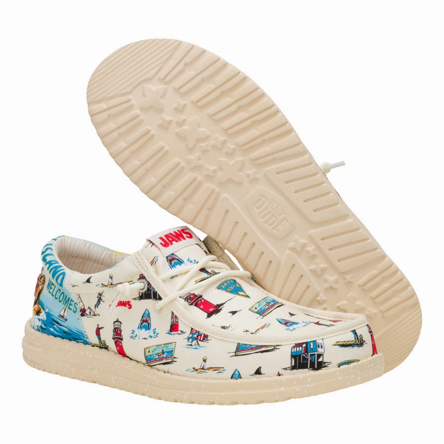 Wally Funk Jaws - Cream/Multi