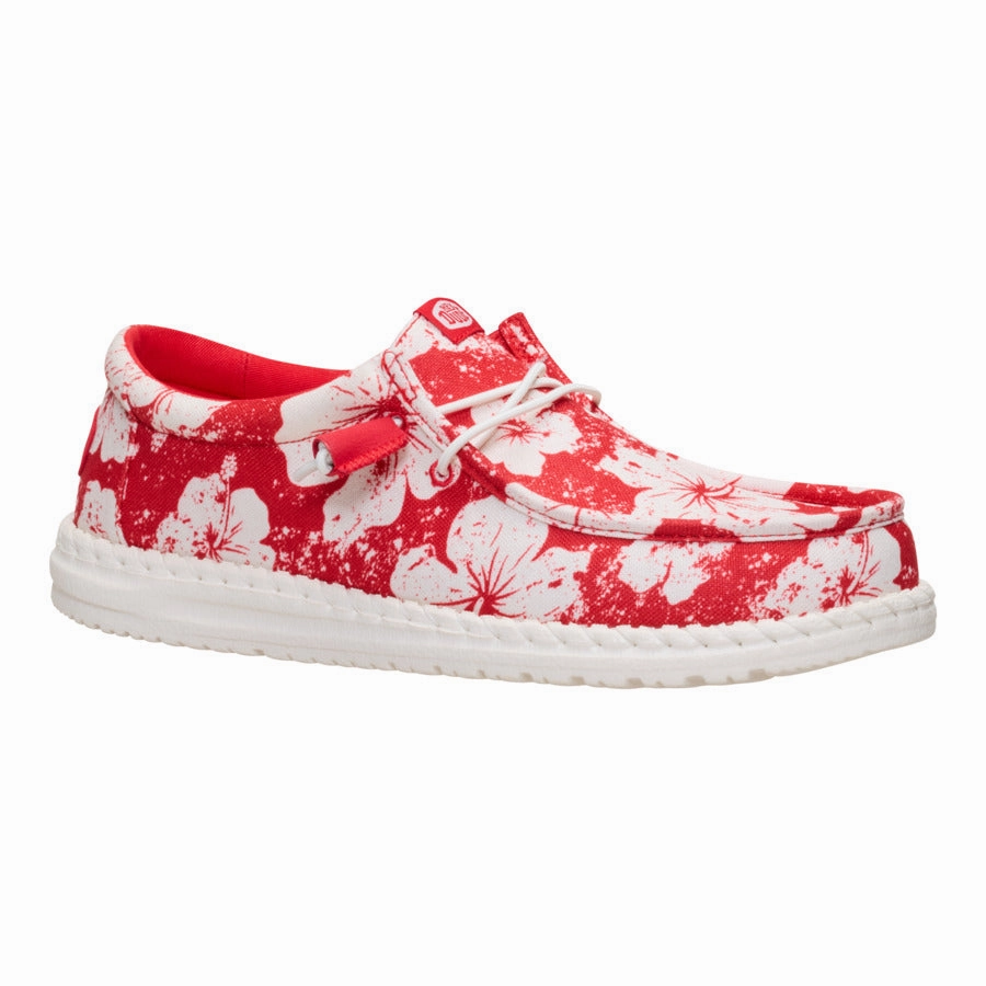 Wally Hawaiian - Red/White