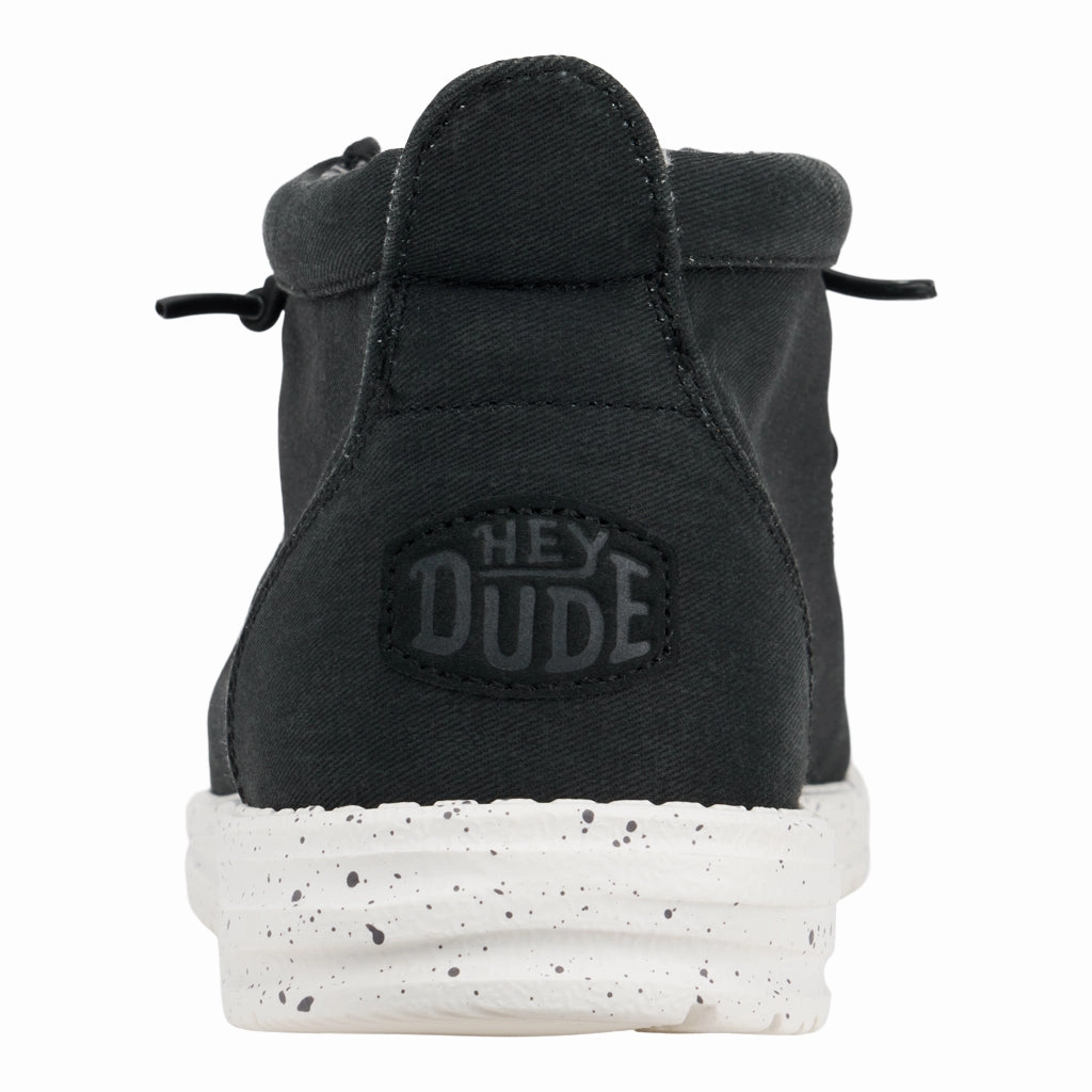 Wally Mid Canvas - Black/White